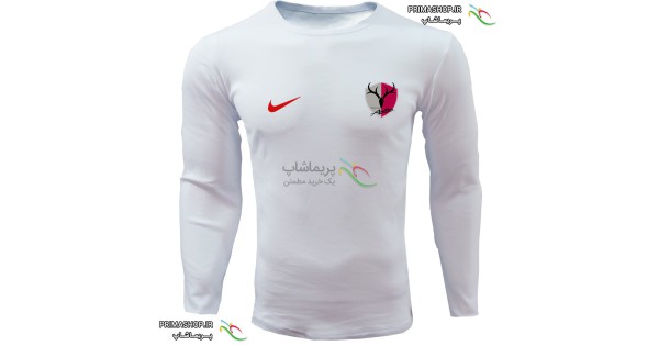 تیشرت هواداری کاشیما سفید آستین بلند